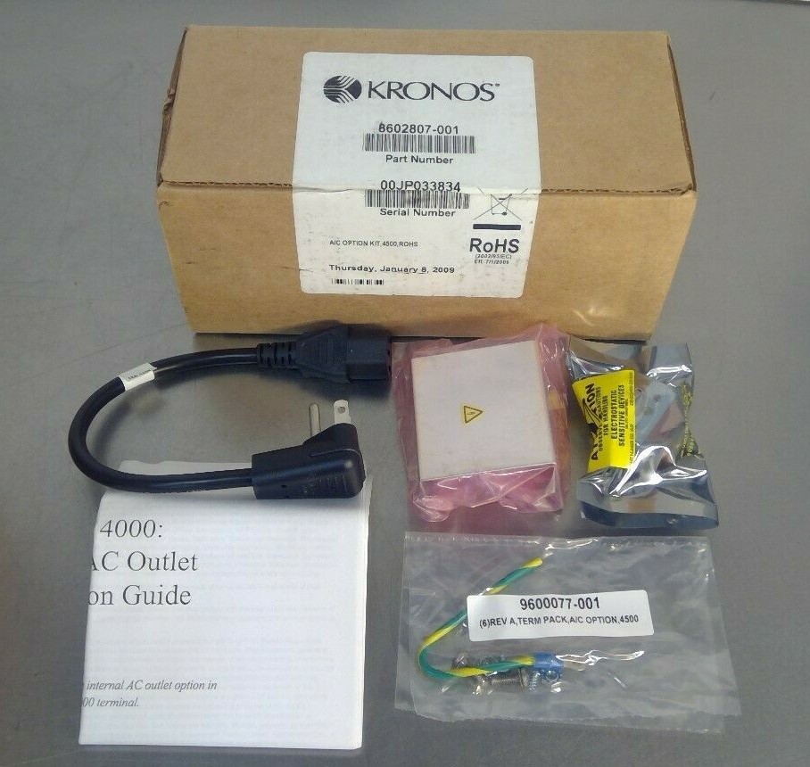 Kronos - PN: 8602807-001 - A/C Option Kit                                     3C