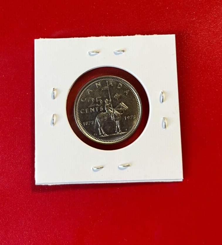 1973 25 CENTS CANADA COIN - NICE WORLD COIN !!!