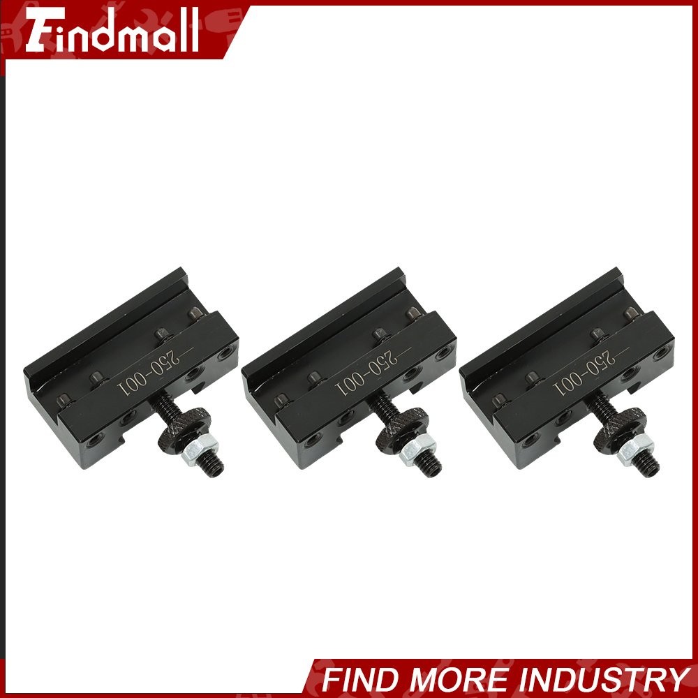 3Pc OXA #1 250-001 Quick Change Turning Facing Tool Post Holder For CNC