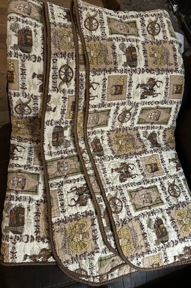 Vintage Quilt 60x76 Revolutionary War Pattern