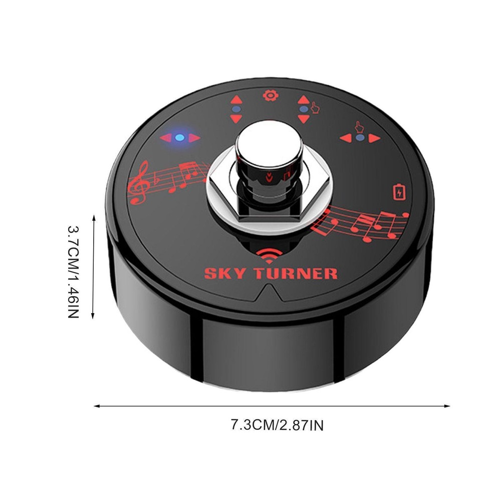 Bluetooth Reading Page Turner Pedal Rechargeable Wireless Switch For Music Sheet
