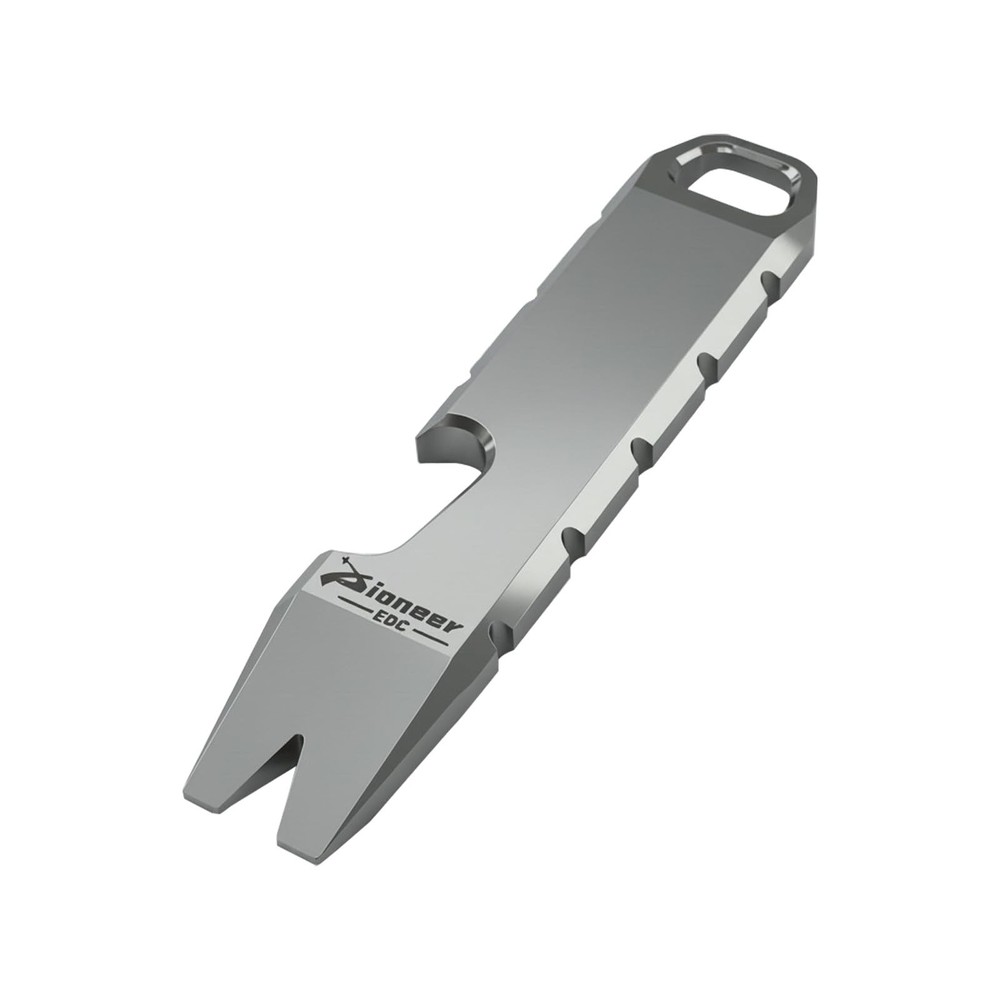Titanium Mini EDC Pry Bar, Mini Crowbar, Multi-tool Scraper Opener, Portable ...