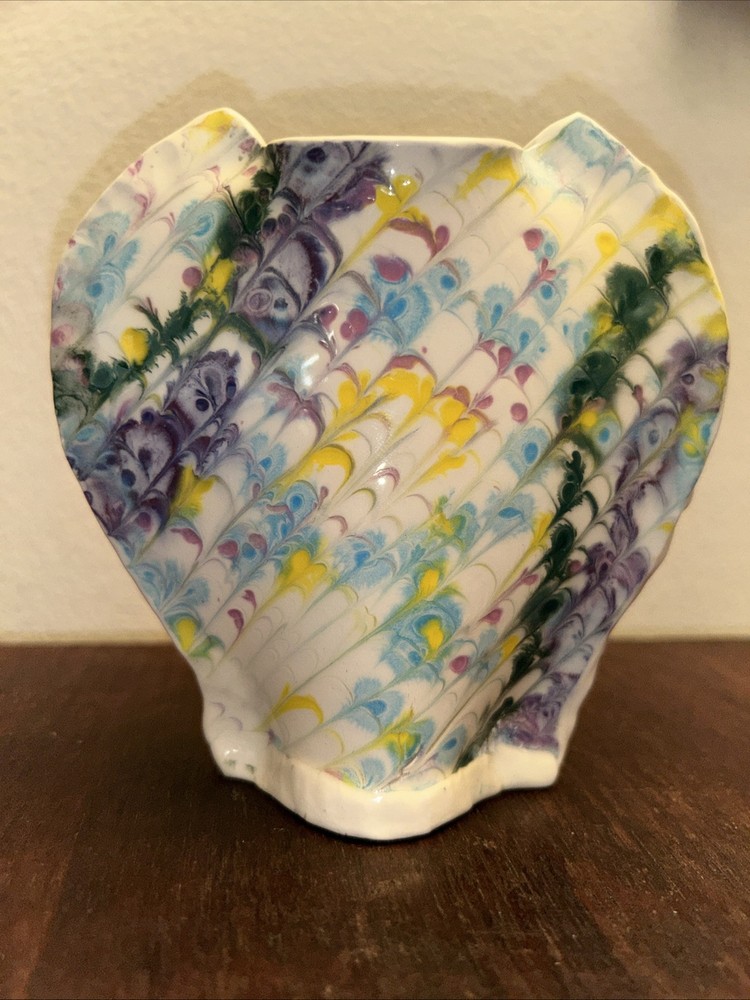Studio Pottery Abstract Vase Ceramic Signed Lucinda