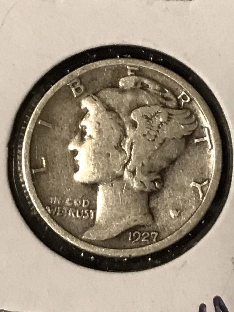 1927 Mercury Dime F+
