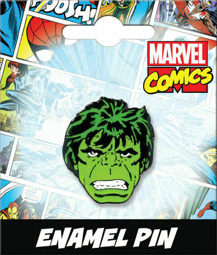 Marvel Comics Incredible Hulk Face Enamel Pin 51035MV 8d3