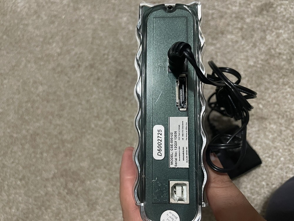 BUSLINK CipherShield AES Encrypted Hard Drive USB 2.0/ eSATA Access UNTESTED