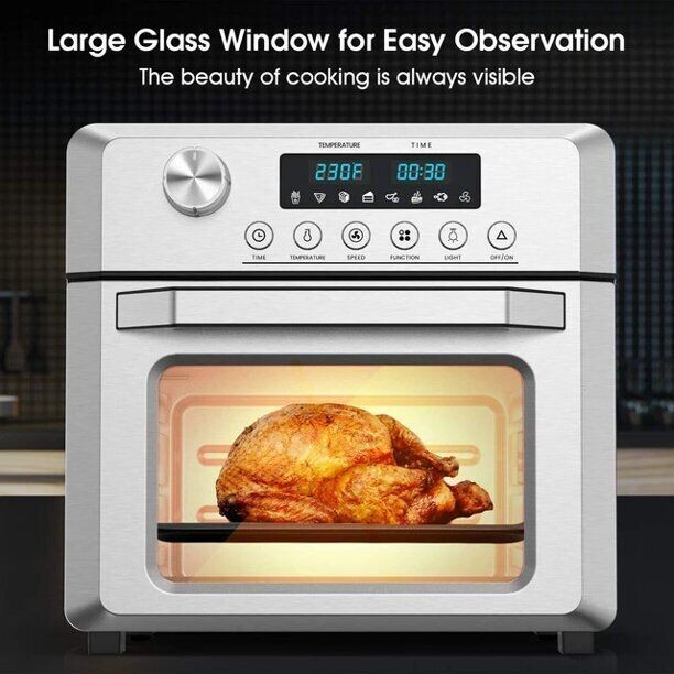 MOOSOO 19QT 8 IN 1 TOASTER OVEN *DISTRESSED PKG