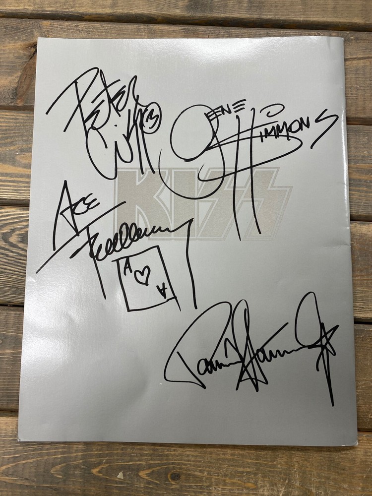 KISS Alive Worldwide 1997 Tourbook Tour Book Collector Book 1998 Poster Calendar