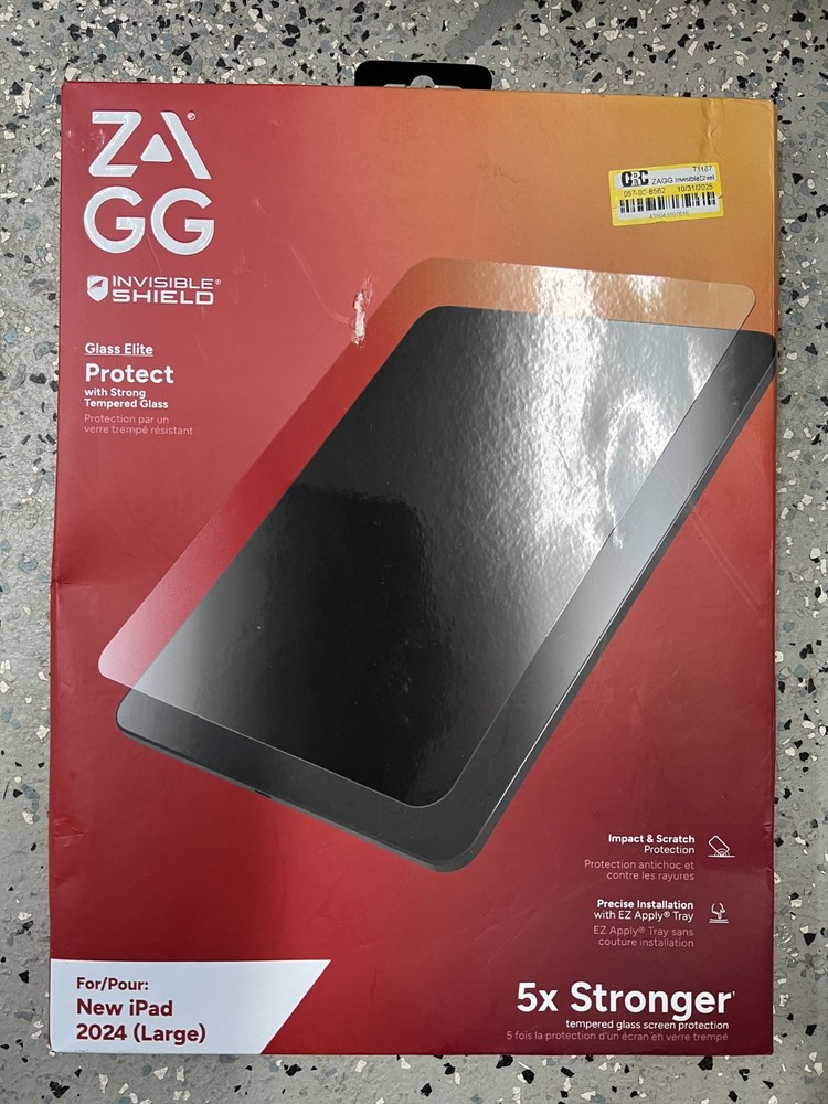 Zagg Invisible Shield Glass Elite Screen Protector for iPad 2024 (large)