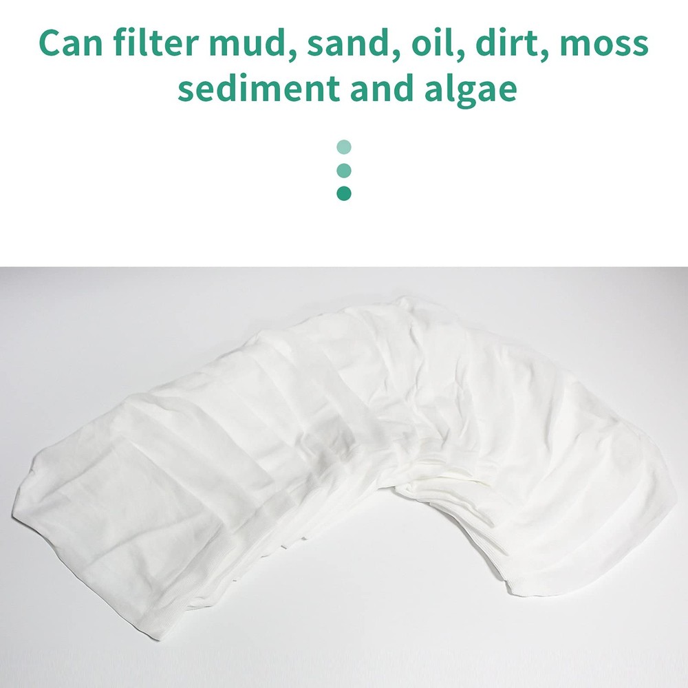 GRONGU Pool Vacuum Cleaner Micro Filter Bag Compatible with Water Tech white