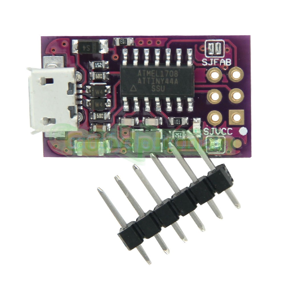 5V Micro USB Tiny AVR ISP ATtiny44 USBTinyISP Programmer For Arduino Bootloader
