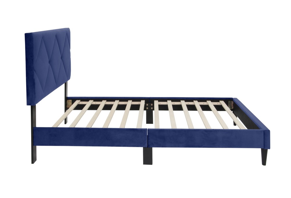 Twin Bed in Navy Blue