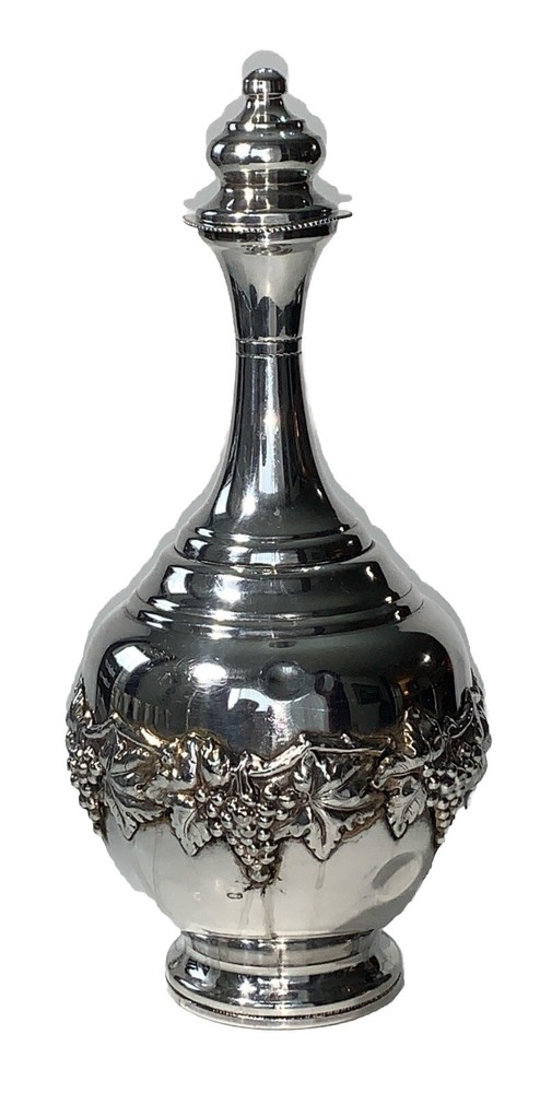Judaica decanter Set Kiddich Goblets & Tray
