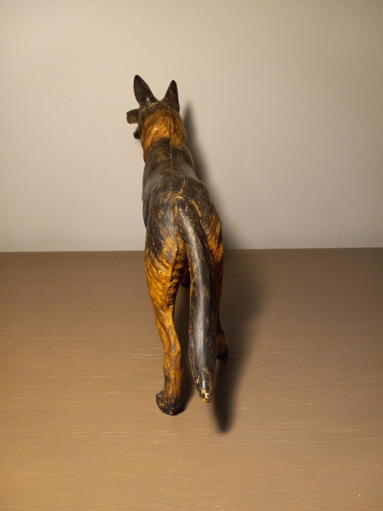 Early Celluloid Plastic German Shepherd Figure