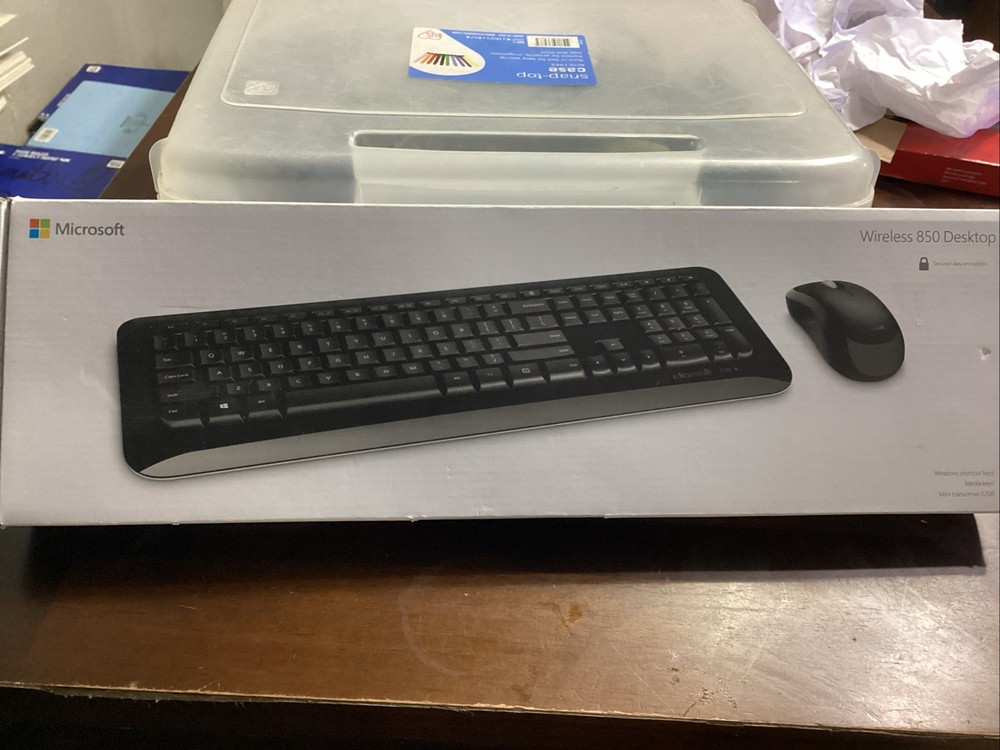 Microsoft Keyboard/Mouse PY9-00001 Desktop 850 Combo Wireless Missing USB