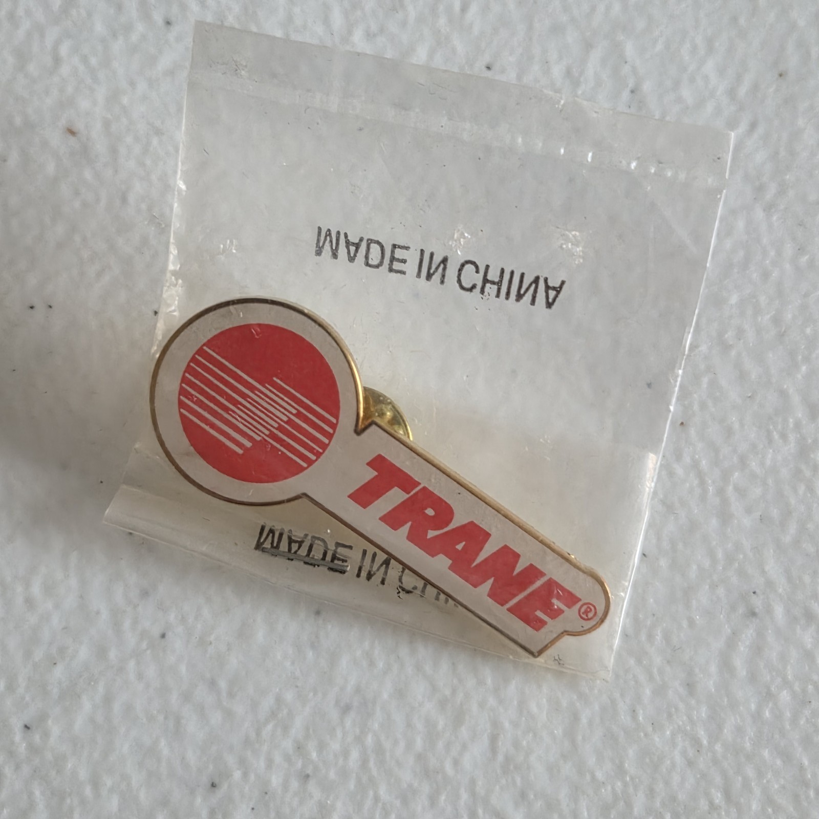 VINTAGE TRANE HVAC MANUFACTURING LAPEL PIN mt1
