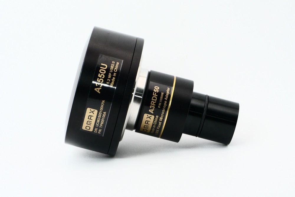 OMAX A3550U 5.2 Mega Pixel Digital Microscope Camera TP605100A & A3RDF50 Adapter