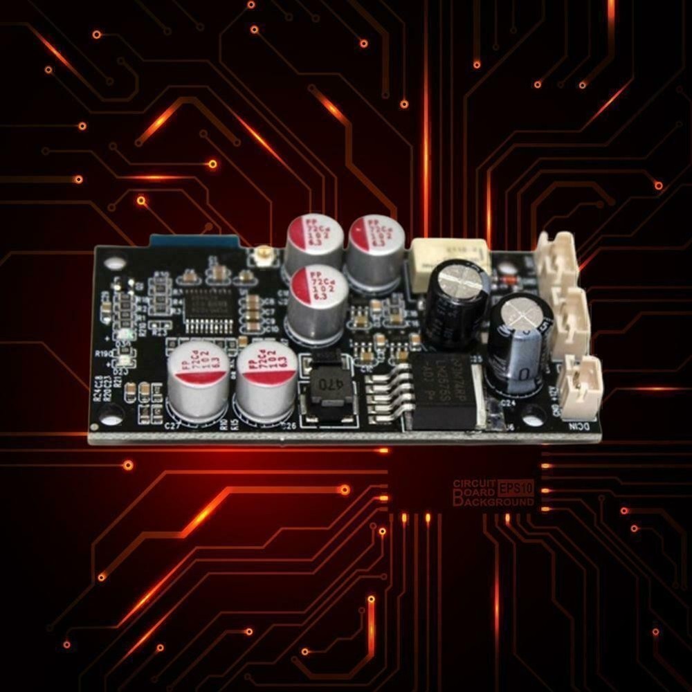 12V 24V Bluetooth 5.0 Receiver HiFi Audio DAC Decoder Board AUX DIY Amplifier