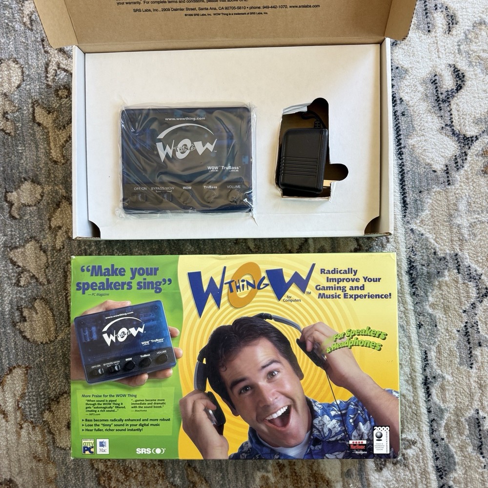SRS Labs Wow Thing Trubass Audio Processor Never Used New Open Box Windows Mac