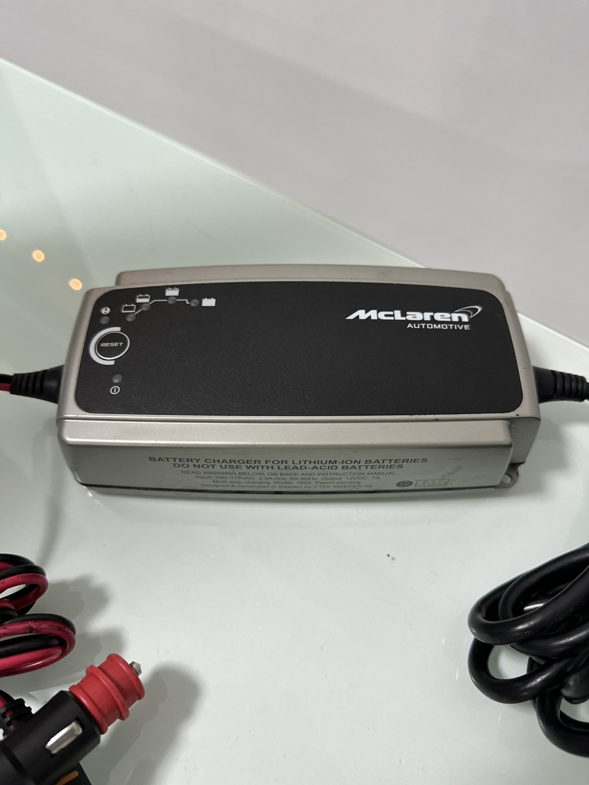 Original 1222MA668GP OFFICIAL McLaren Li-Ion Battery Charger and Maintainer