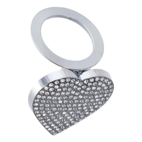 Car Engine Start Button Cover - Rhinestone Heart-Shaped Push Start Button