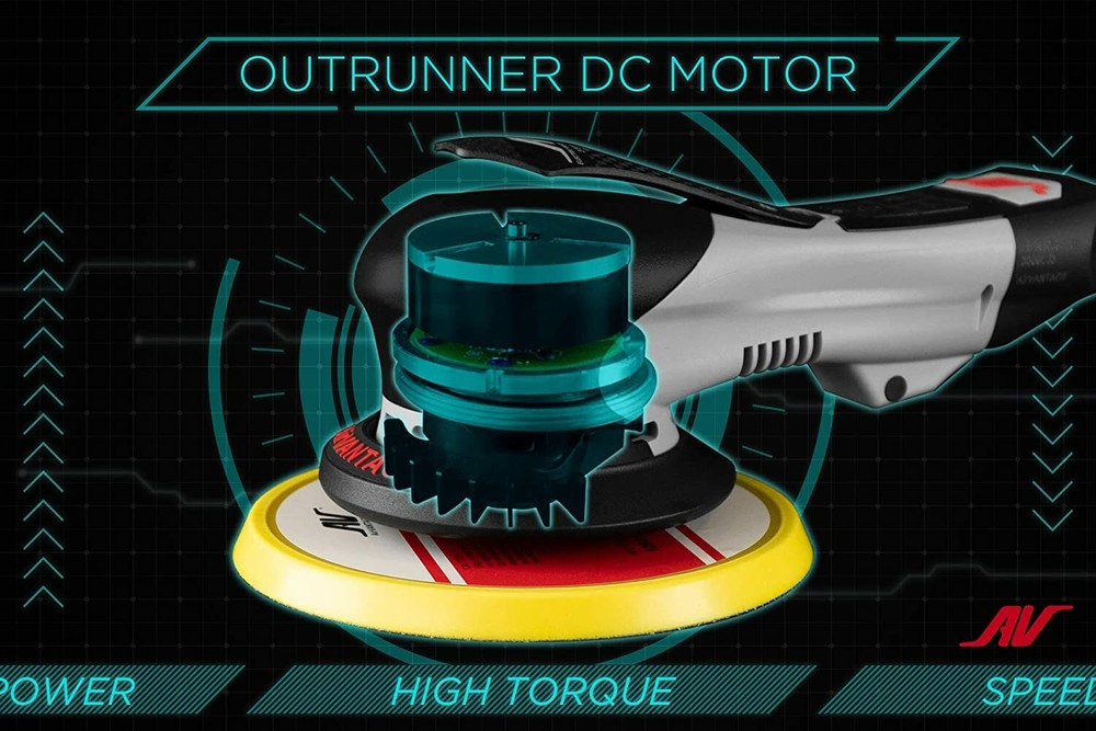 AirVANTAGE 6" Central Vac, 2nd Gen Electric - 3/32" Orbit: Hook & Loop