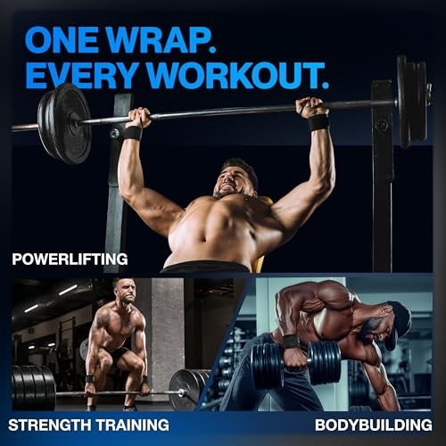 Adjustable Wrist Wraps for Gym & Lifting – Thick, Breathable Support Straps