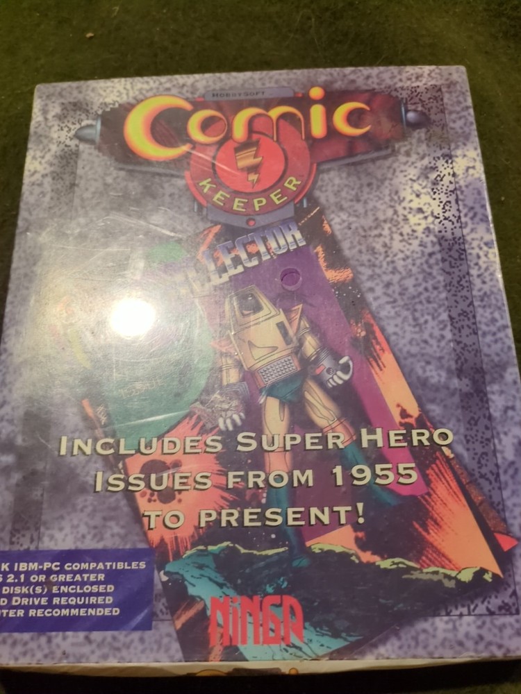 Vtg. Comic Book Keeper Computer PC Software Collection Organize Value Etc Sealed