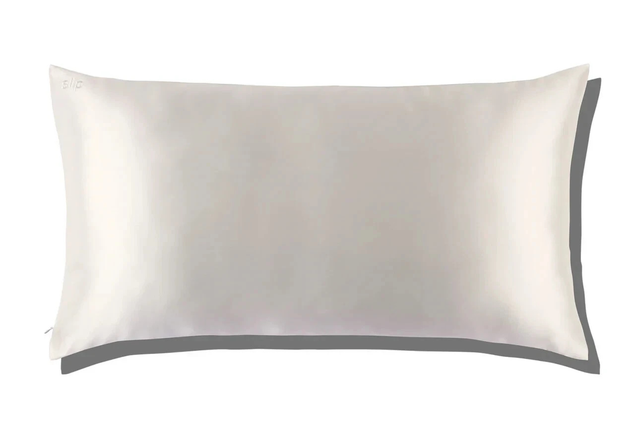 Slip Pure Mulberry Silk Pillowcase - White, Size: King (20" x 36") Luxury New