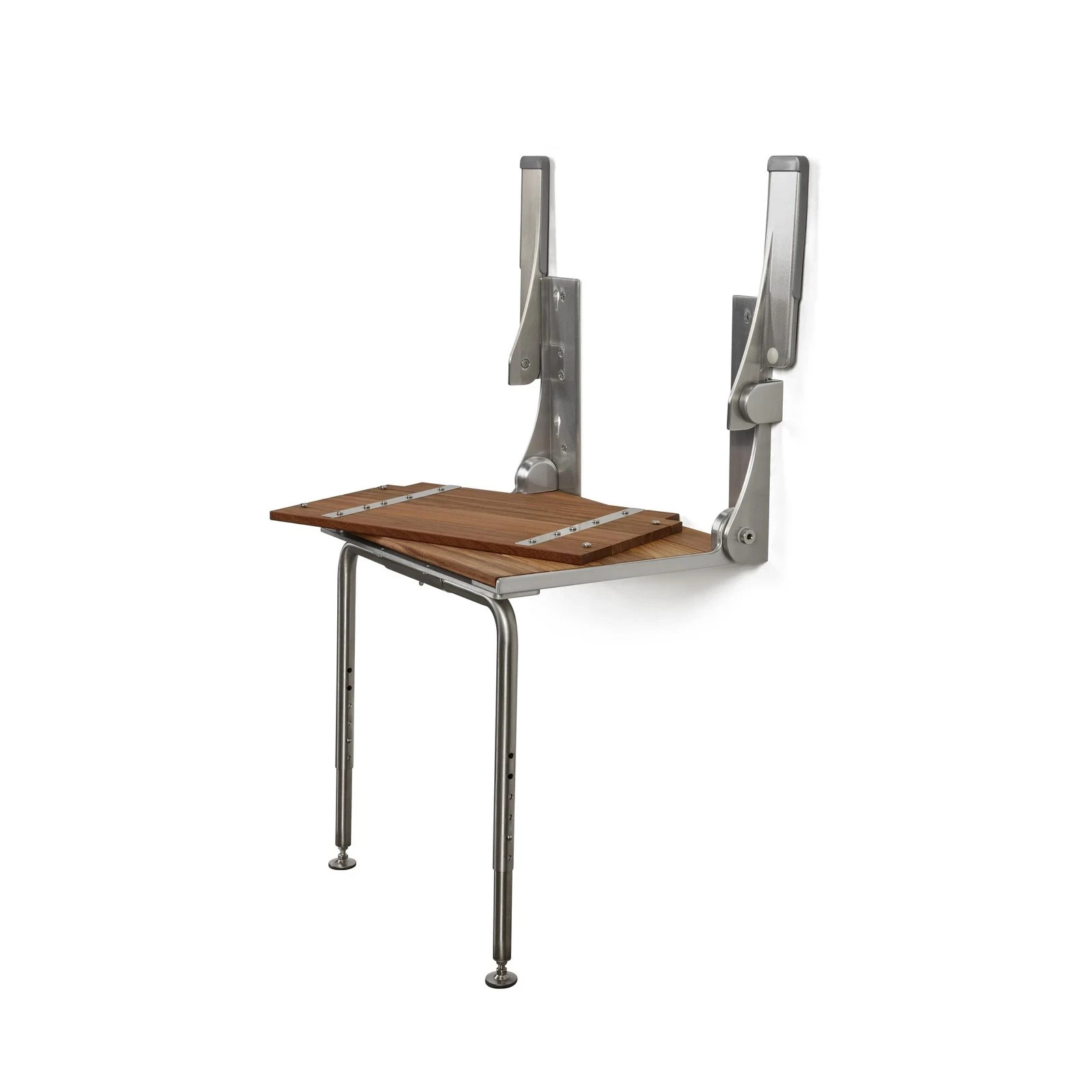 Silhouette Comfort Plus folding shower seat with armrests