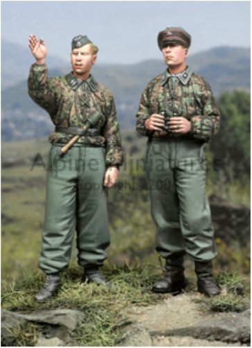 Alpine Miniatures  35044   1/35  SS Panzer Recon Crew Set (2 figures)