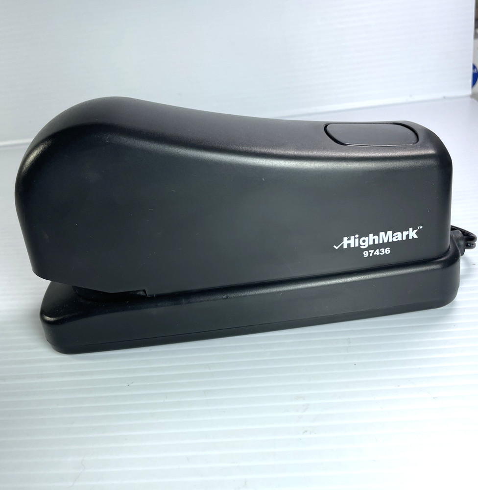 HighMark 97436 Black Automatic Electric Stapler EUC Tested Works