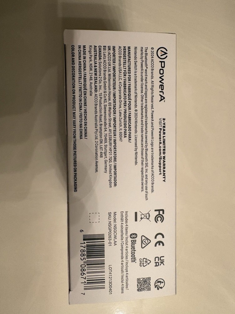 PowerA Wireless Controller for Nintendo Switch GameCube Style, Super Mario Toad