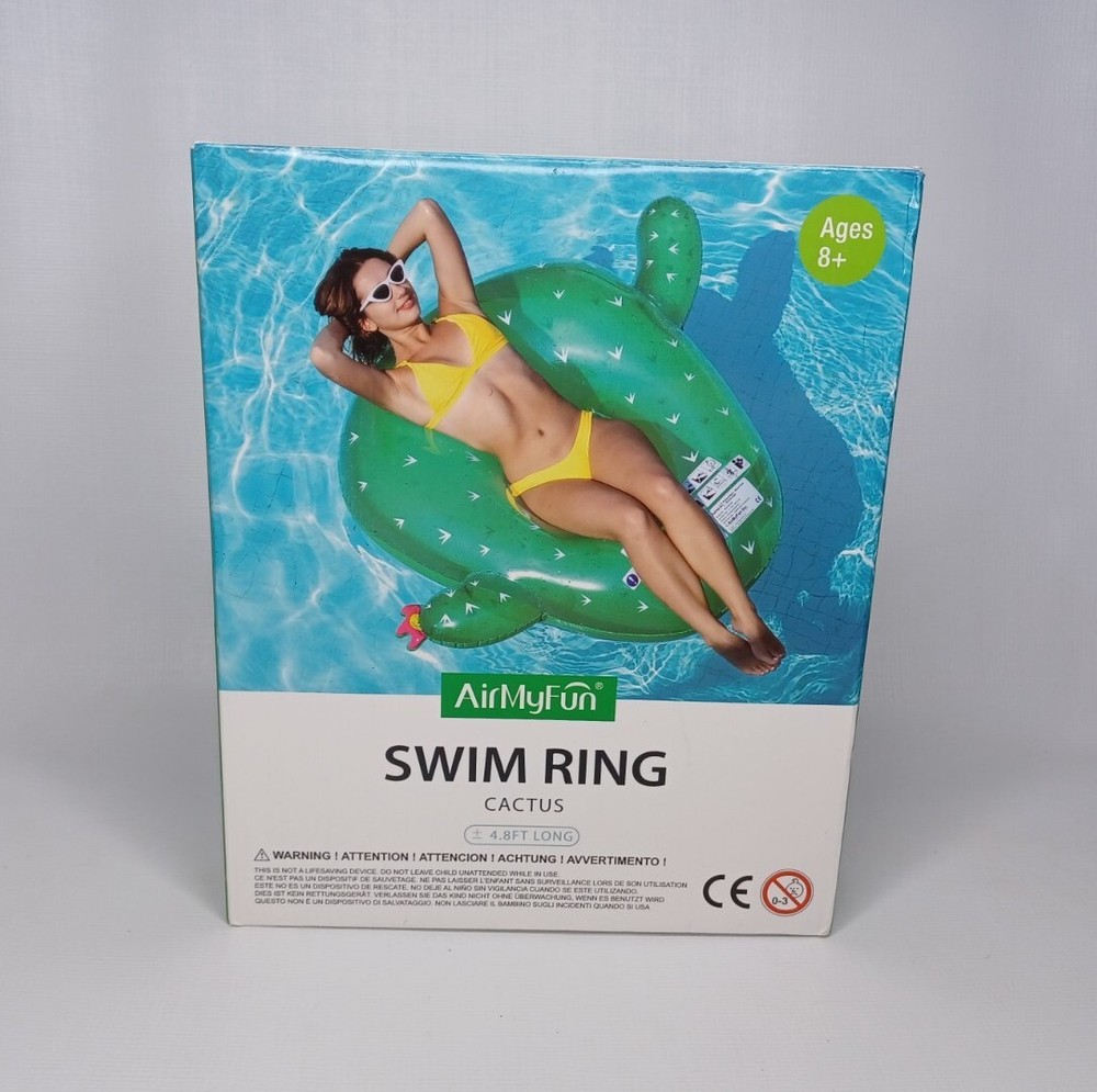 Cactus Swim Ring Pool Floatie Float