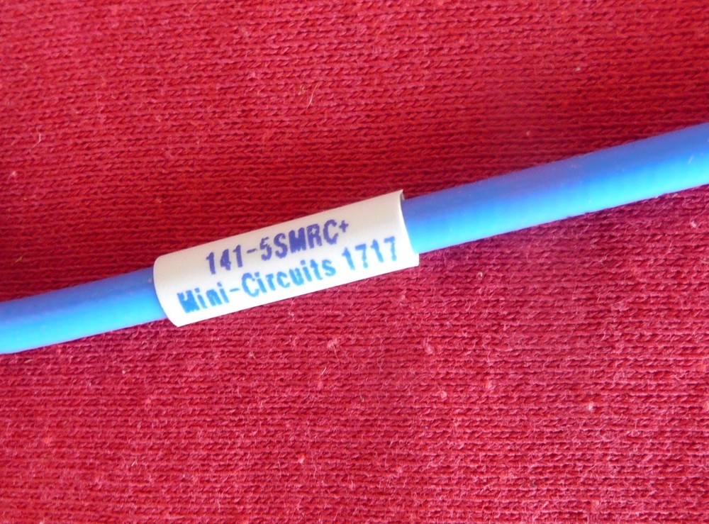FIVE (5) Mini Circuits 141-5SMRC+ Hand-Formable 5" RF Cables, RoHS