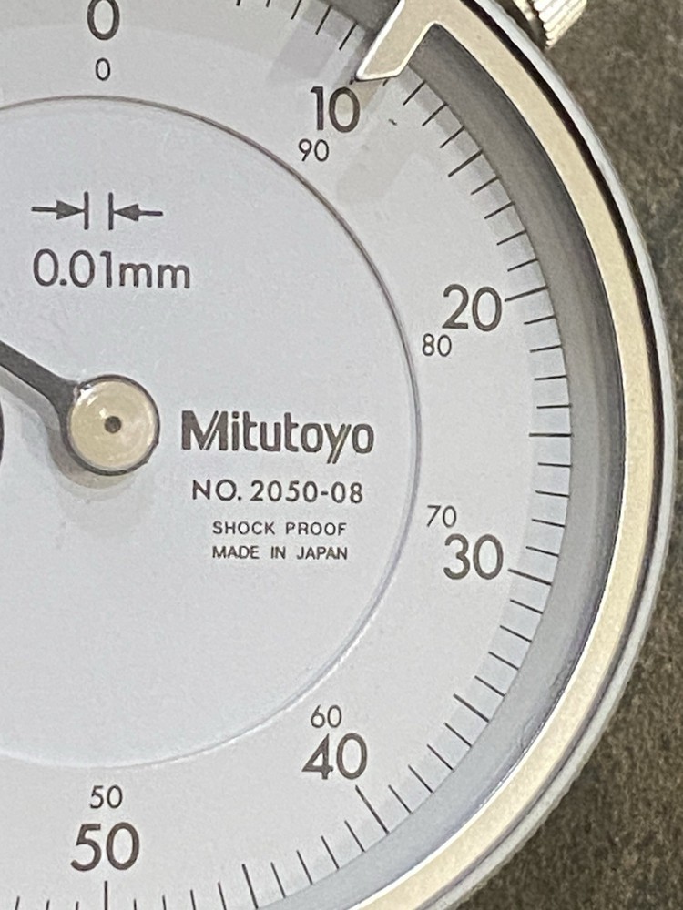Mitutoyo Dial Indicator 2050-08 Shock Proof