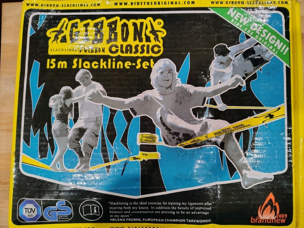 49 Ft  Gibbon Classic Slackline Set