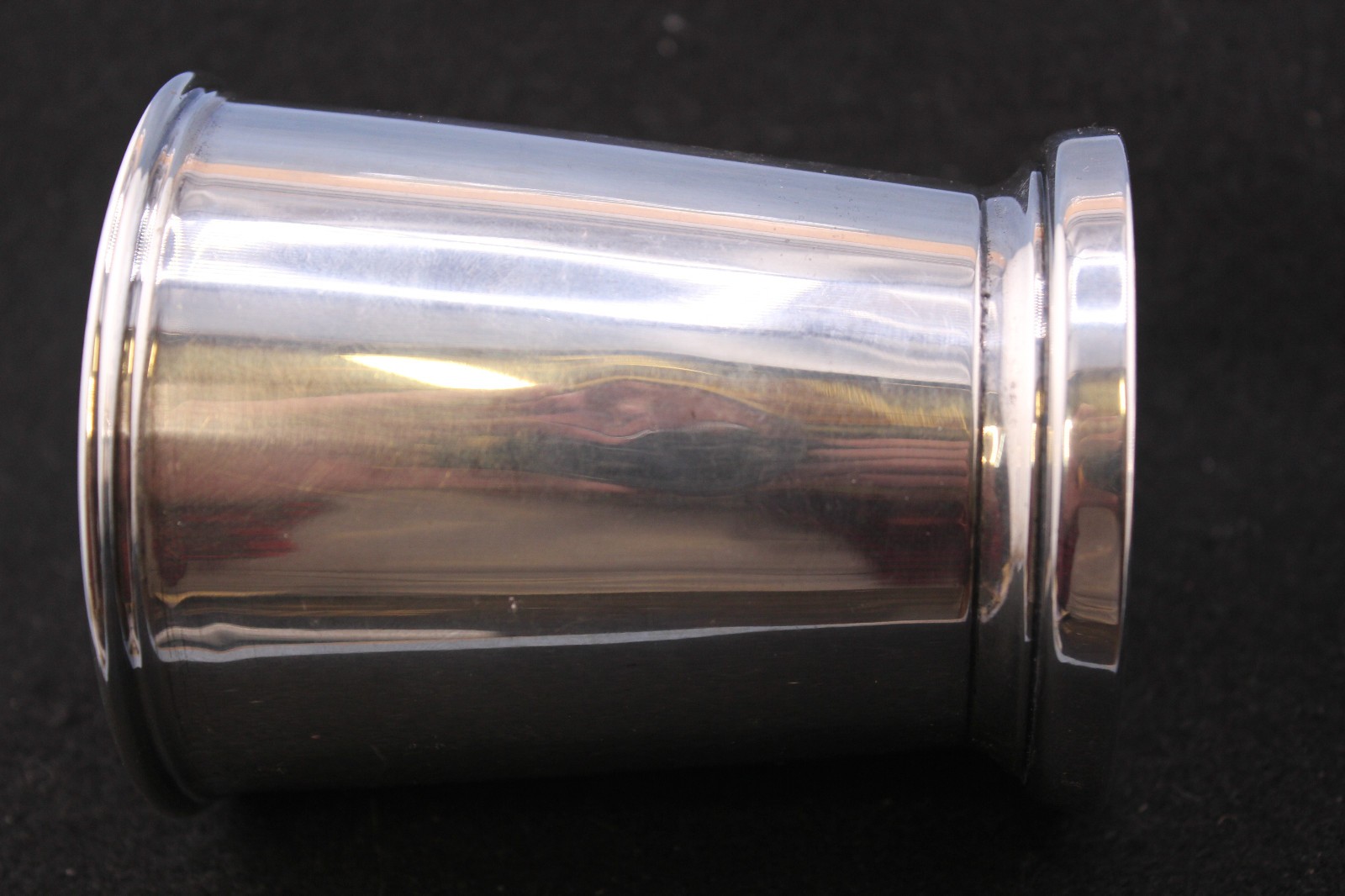 TWO VINTAGE POOLE #58 STERLING SILVER JULEP CUPS 4 INCHES TALL NO MONOGRAM