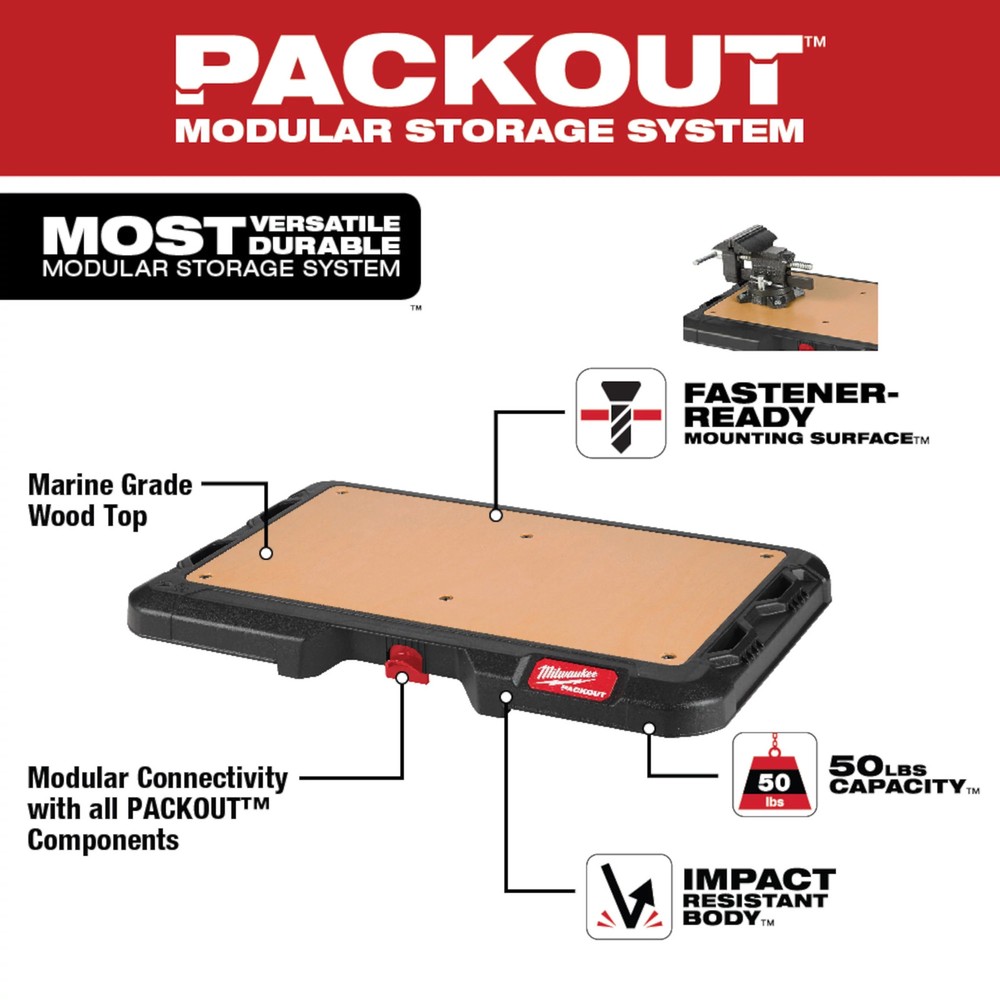 Milwaukee 48-22-8488 PACKOUT Customizable Work Top