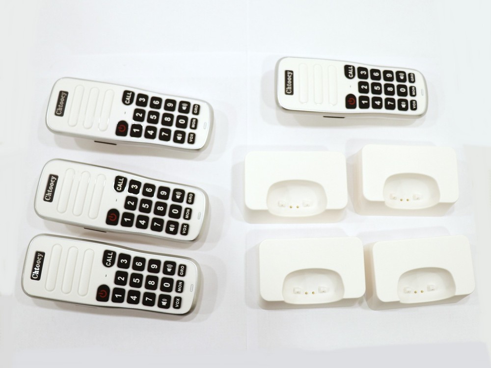 Chtoochy C668-P4 Wireless Rechargeable Intercom System