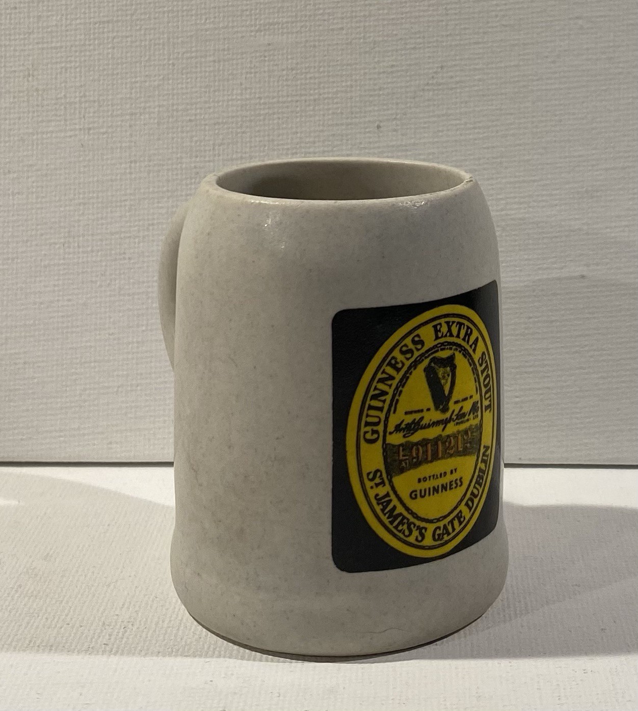 Guinness Vintage MINI Stout Mug CERAMIC Rare