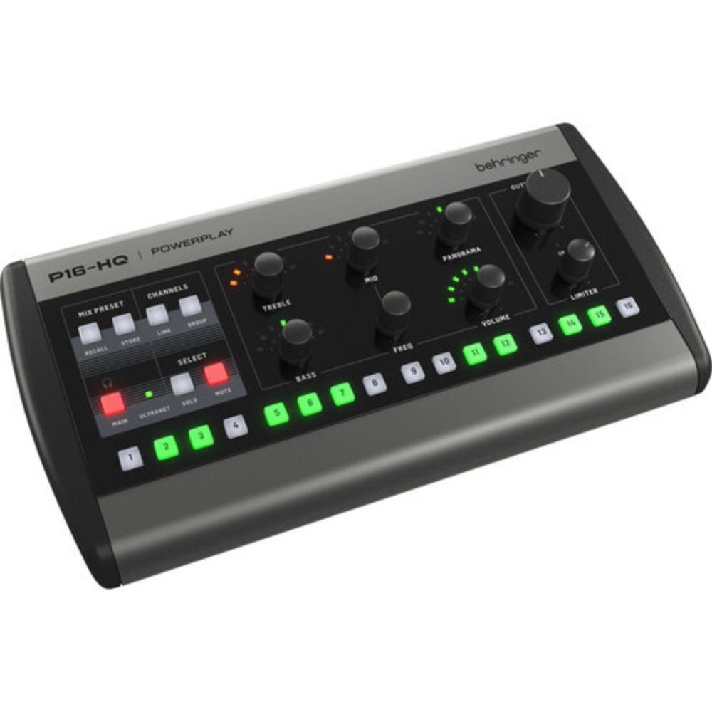 Behringer P16-HQ 16-Channel Personal Monitoring Mixer