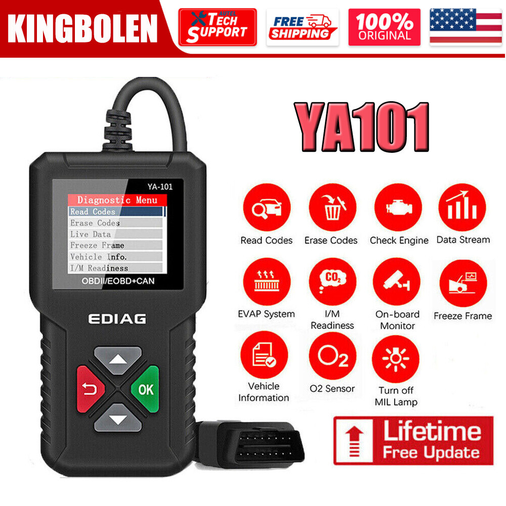 Automotive OBD2 Diagnostic Scanner Car Check Engine Light Tool OBD Code Reader