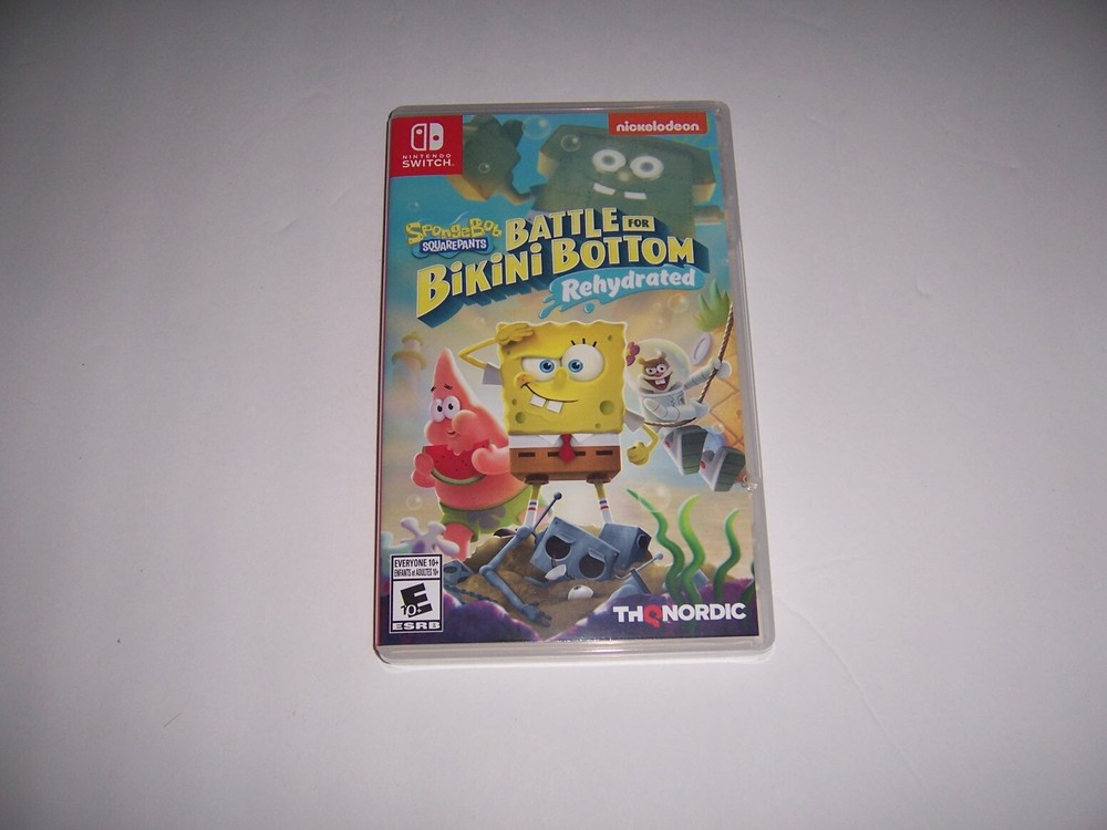 AUTHENTIC Replacement Case Box Nintendo Switch - SpongeBob Squarepants Bikini