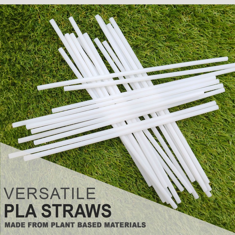80 PLA Straws - 100% Compostable in Under Three Months