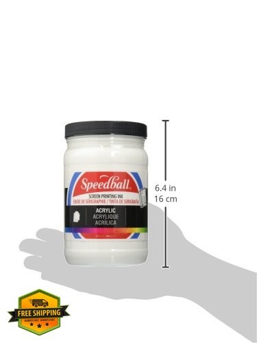 Speedball White Acrylic Screen Printing Ink 32oz