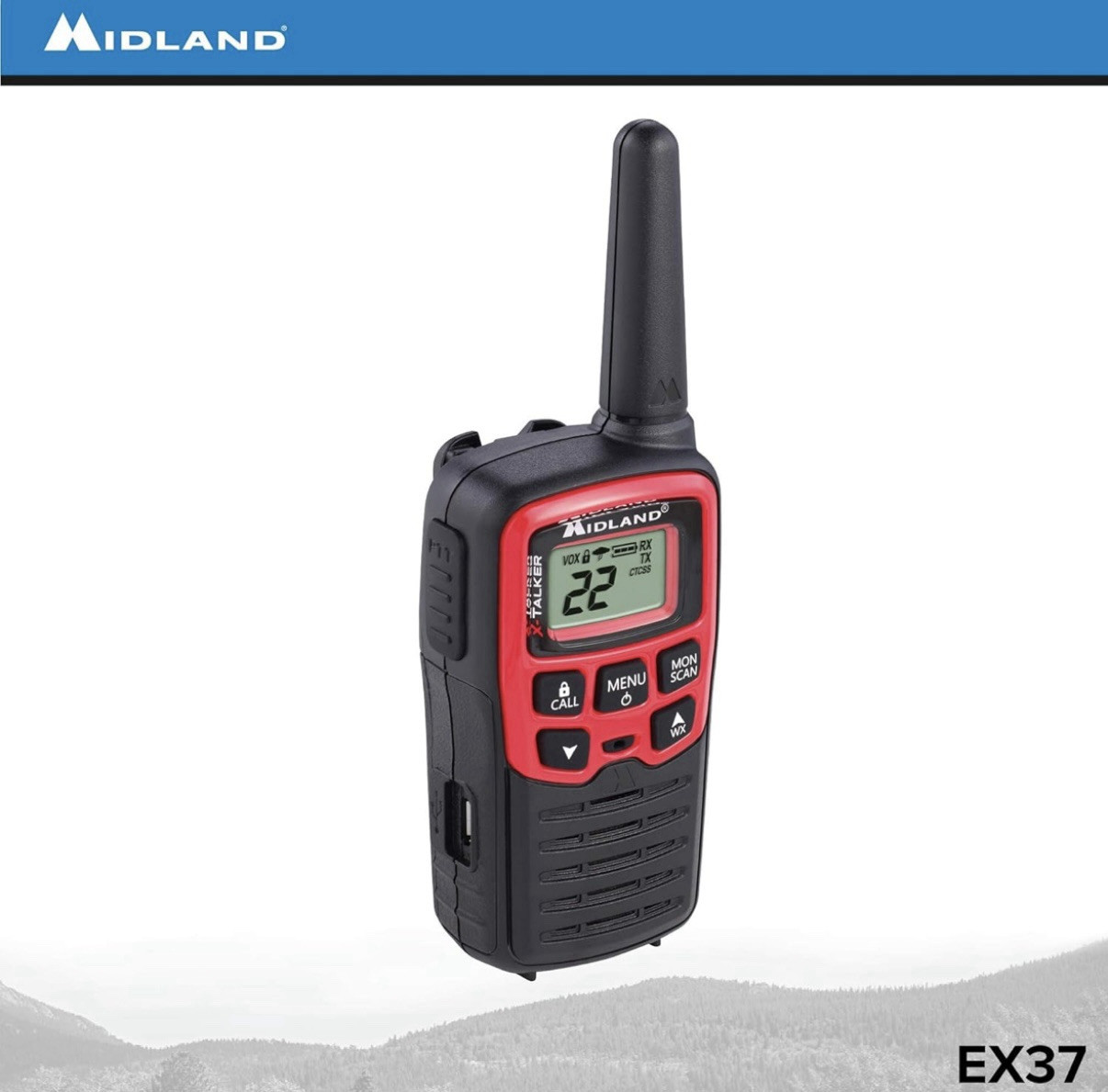 Midland EX37VP E+ Ready Emergency Weather NOAA Two Way Radio