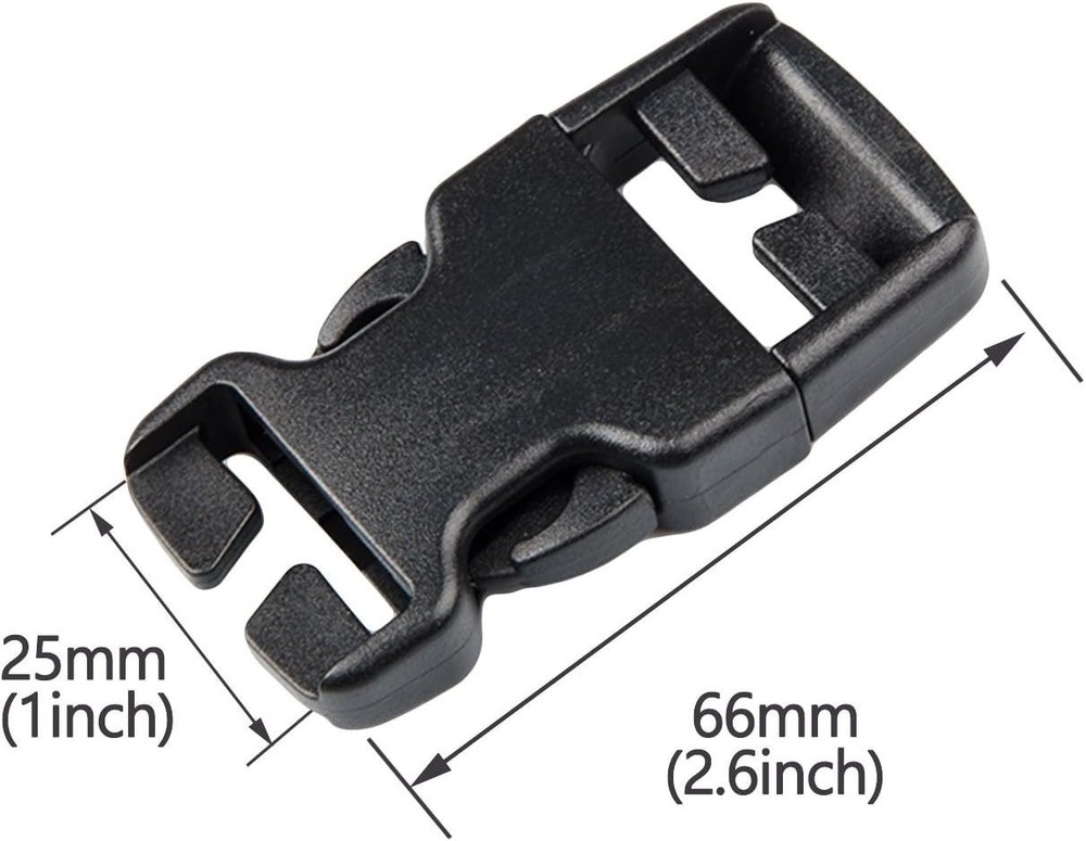 Plastic Buckle Repair Kit Quick Release Buckles No Sewing Needed for Backpack...
