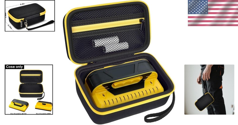 Versatile Stud Finder Case with Mesh Pocket for M150 M90 - Organize with Ease