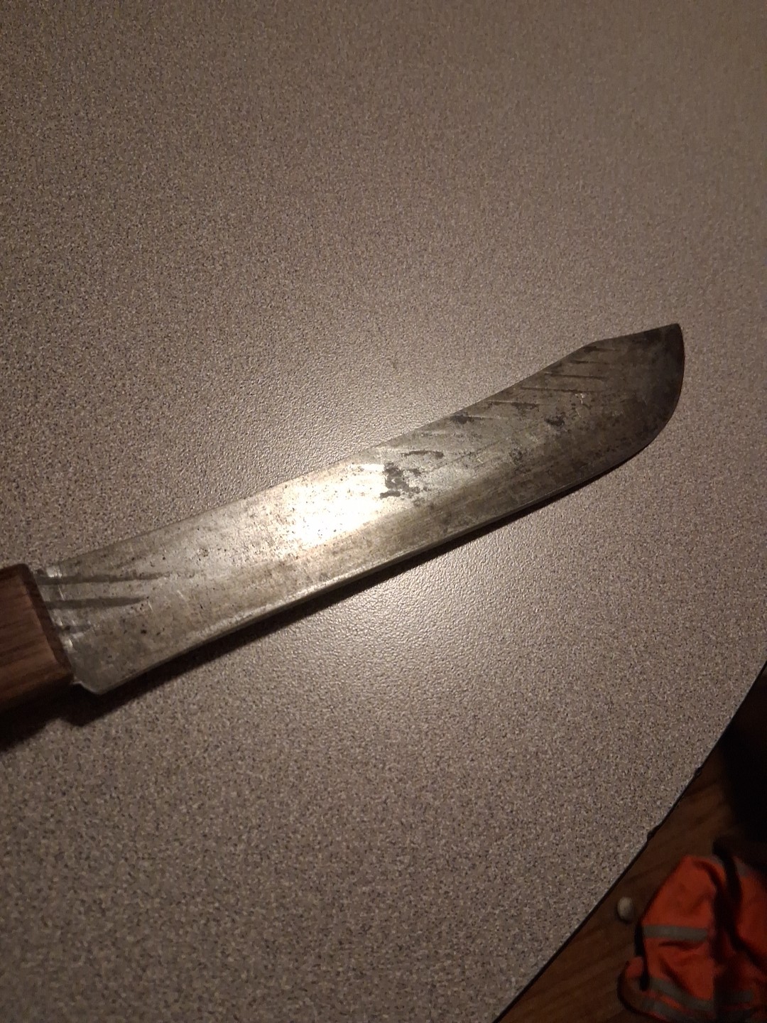 Vintage 50s 60s Case XX USA 431-8 8" Carbon Steel Kitchen Butcher Knife